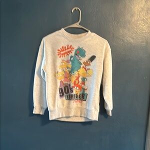 Nickelodeon 90s Forever Grey Sweatshirt